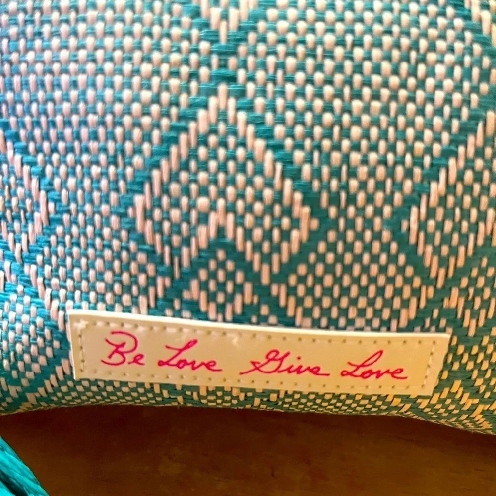 Josie Maran Cosmetic Travel Bag, Blue (Empty)